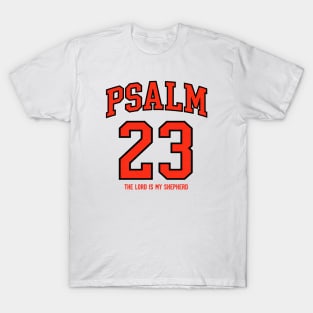 Psalm 23 | The Lord Is My Shepherd Bible Verse Design T-Shirt